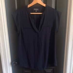 Navy Shell Top